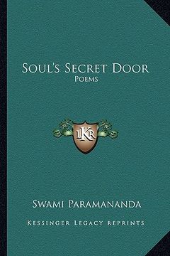 portada soul's secret door: poems (en Inglés)