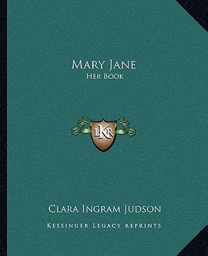 portada mary jane: her book (en Inglés)