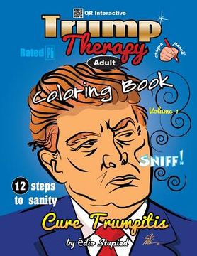 portada Trump Therapy Coloring Book (en Inglés)