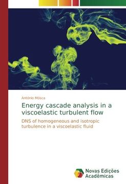 portada Energy cascade analysis in a viscoelastic turbulent flow: DNS of homogeneous and isotropic turbulence in a viscoelastic fluid