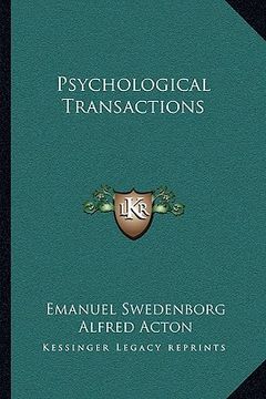 portada psychological transactions