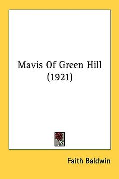 portada mavis of green hill (1921) (in English)