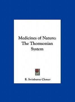 portada medicines of nature: the thomsonian system (en Inglés)