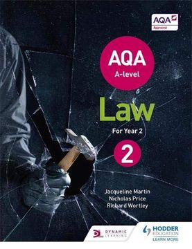 portada Aqa A-Level law for Year 2 (en Inglés)