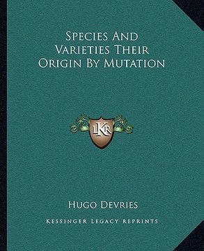 portada species and varieties their origin by mutation