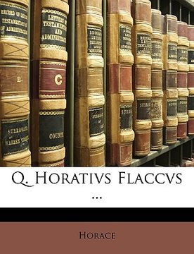 portada Q. Horativs Flaccvs ... (en Latin)