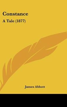 portada constance: a tale (1877) (en Inglés)