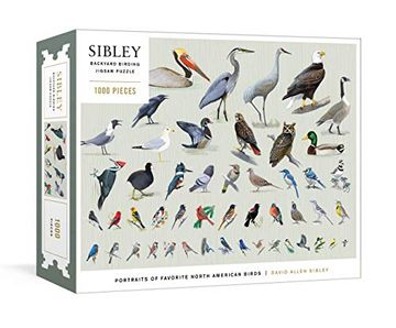 portada Sibley Backyard Birding Puzzle: 1000-Piece Jigsaw Puzzle With Portraits of Favorite North American Birds (Sibley Birds) (en Inglés)