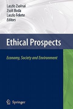 portada ethical prospects: economy, society and environment (in English)