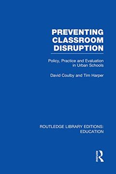 portada Preventing Classroom Disruption (Rle edu o) (en Inglés)
