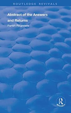 portada Census Reports: 1801: Abstract of the Answers and Returns, Parish Registers (Routledge Revivals) 