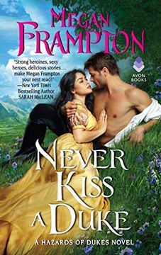 portada Never Kiss a Duke: A Hazards of Dukes Novel (en Inglés)