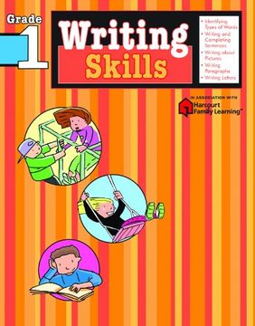 portada writing skills: grade 1 (flash kids harcourt family learning) (en Inglés)