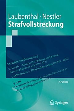 portada Strafvollstreckung (Springer-Lehrbuch) (in German)