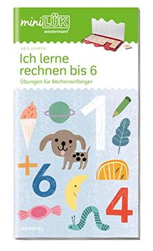 portada Minilük-Übungshefte: Minilük: Vorschule - Mathematik: Ich Lerne Rechnen bis 6 (en Alemán)