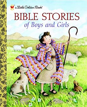portada Lgb Bible Stories of Boys and Girl (Little Golden Books) (en Inglés)