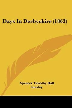 portada days in derbyshire (1863) (en Inglés)