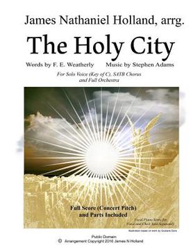 portada The Holy City: For Solo Voice (C) SATB Choir and Orchestra (en Inglés)