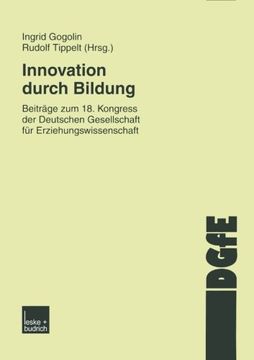 portada Innovation durch Bildung: Beiträge zum 18. Kongress der Deutschen Gesellschaft für Erziehungswissenschaft (Schriften der DGfE) (German Edition)