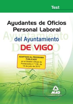 portada Ayudantes de Oficios Personal Laboral del Ayuntamiento de Vigo. Test.