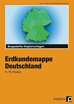portada Erdkundemappe Deutschland: 5. Bis 10. Schuljahr (in German)