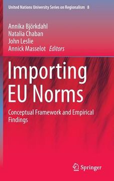 portada Importing EU Norms: Conceptual Framework and Empirical Findings (in English)