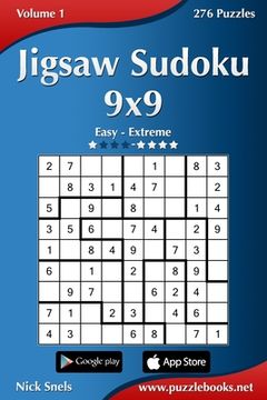 portada Jigsaw Sudoku 9x9 - Easy to Extreme - Volume 1 - 276 Puzzles (en Inglés)
