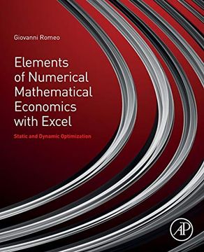 portada Elements of Numerical Mathematical Economics With Excel: Static and Dynamic Optimization 