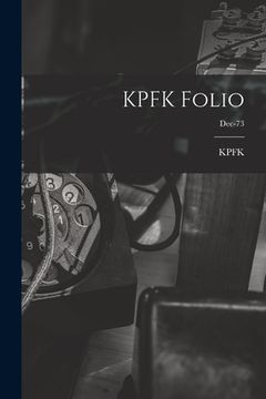 portada KPFK Folio; Dec-73