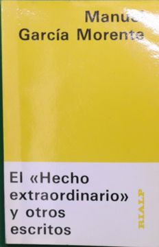 portada El "Hecho Extraordinario" y Otros Escritos (in Spanish)