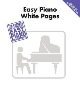 portada easy piano white pages (en Inglés)