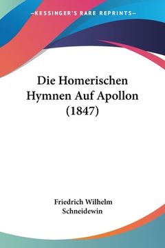 portada Die Homerischen Hymnen Auf Apollon (1847) (in German)