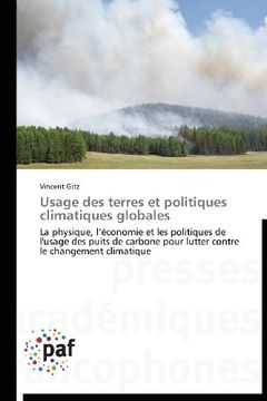 portada Usage Des Terres Et Politiques Climatiques Globales