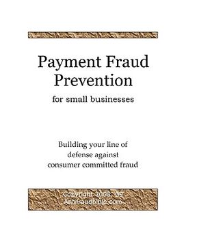 portada payment fraud prevention for small businesses (en Inglés)