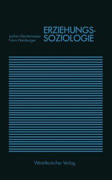 portada Erziehungssoziologie (en Alemán)