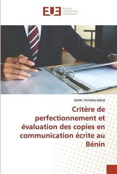 portada Critère de perfectionnement et évaluation des copies en communication écrite au Bénin (en Francés)