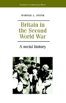 portada britain in the second world war: a social history (en Inglés)