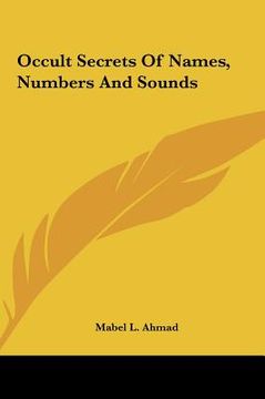 portada occult secrets of names, numbers and sounds