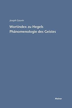 portada Wortindex zur Phänomenologie des Geistes (en Alemán)