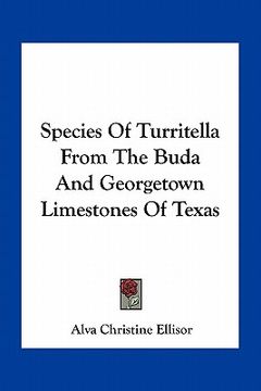 portada species of turritella from the buda and georgetown limestones of texas (en Inglés)