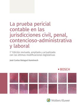 portada Prueba Pericial Contable en las Jurisdicciones Civil, Penal, Contencioso-Adminis