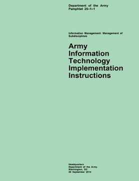 portada Army Information Technology Implementation Instructions (en Inglés)