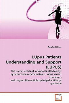 portada lupus patients understanding and support (lupus) (en Inglés)