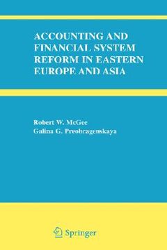 portada accounting and financial system reform in eastern europe and asia (en Inglés)