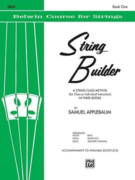 portada String Builder -Book 1: A String Class Method - Cello (en Inglés)