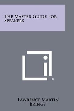 portada the master guide for speakers