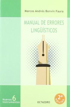 portada Manual de Errores Lingüísticos (Nuevos Instrumentos) (in Spanish)