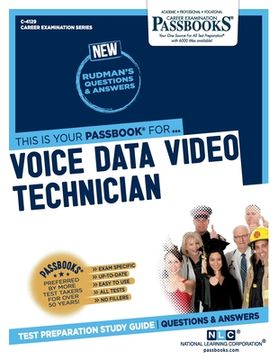 portada Voice Data Video Technician (C-4129): Passbooks Study Guide Volume 4129 (en Inglés)