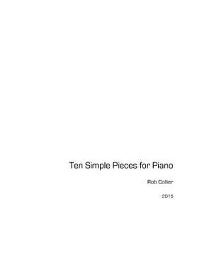 portada Ten Simple Pieces for Piano (en Inglés)