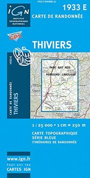 portada Thiviers (2010) (Top 25 & Série Bleue - Carte de Randonnée) 